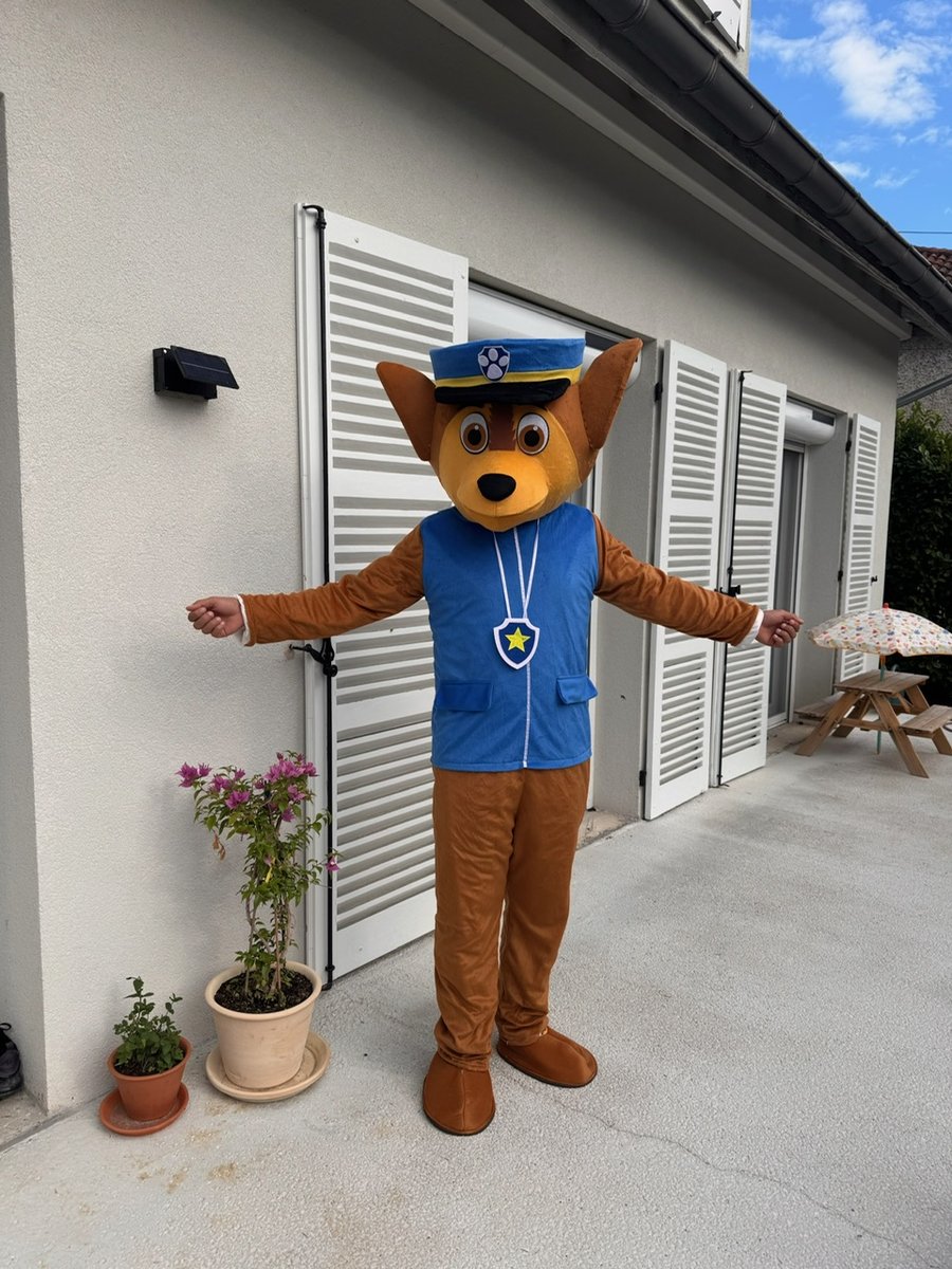 Costume Pat Patrouille (Chase) — location anniversaire OKevent